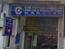 27, jalan puteri 4/6, bandar puteri, 47100 puchong, selangor, malaisia , suletud. Klinik Pakar Kanak-Kanak Dr. Chin, Paediatrician in Kepong