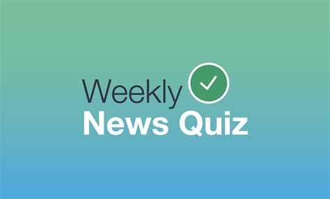 Weekly News Quiz News Quizzes Medpage Today