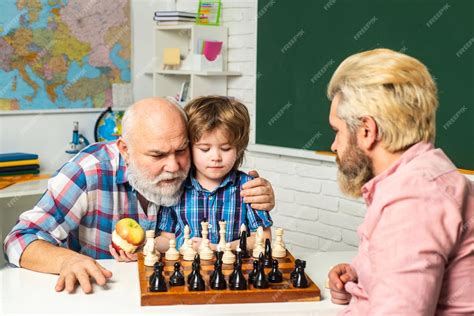 Premium Photo Fathers Day Grandfather Father And Son Men Generation