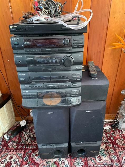 Sony Stereo Stack System With Aiwa Turntable In Broadstairs Kent