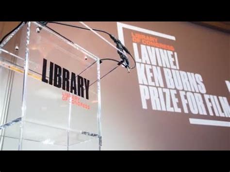 Library Of Congress Lavine Ken Burns Prize For Film Award Ceremony YouTube