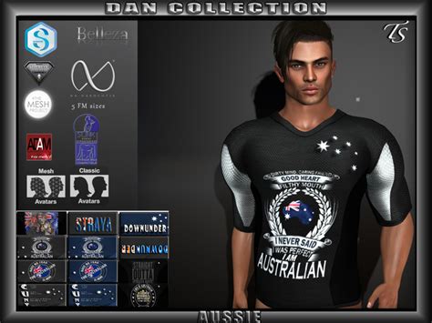 Second Life Marketplace Ts Aussie Dan Collection