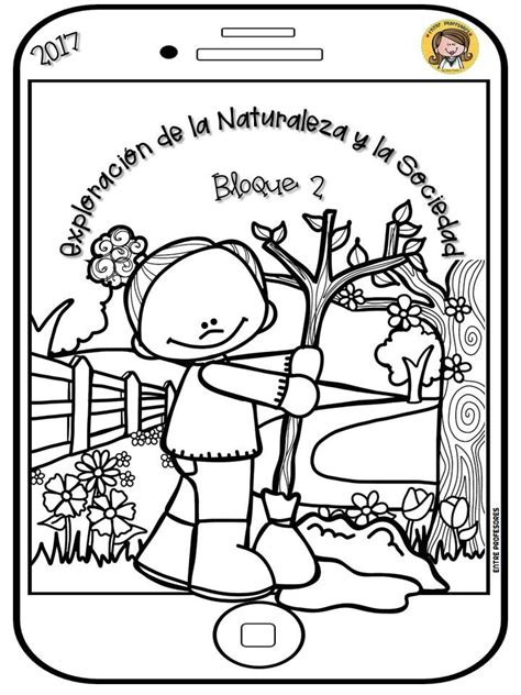 Carátula de ciencias naturales (tamaño carta). Fabulosas portadas para el bloque 2 | Material Educativo