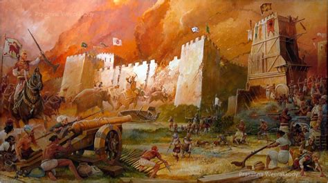 Armies Of King Rajasinghe I Attack The Portuguese Fort In Colombo 16th