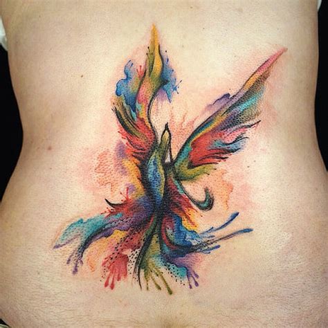 Watercolor Phoenix Tattoo Designs Ideas And Meaning Tattoos For You