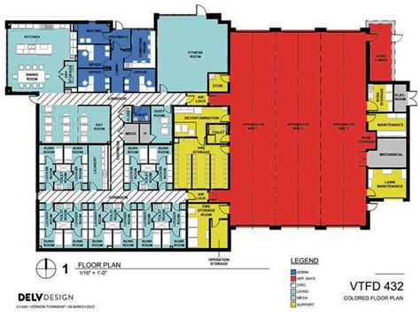Fire Station Floor Plans With Dimensions