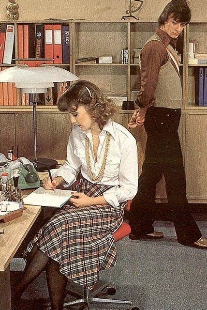 Vintage Secretary And Her Creepy Co Worker Fashion Office Outfits