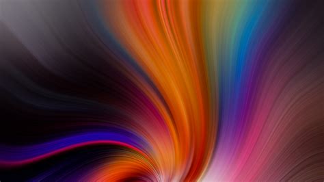 Download Wallpaper 1920x1080 Colorful Waves Abstract Swirl Threads