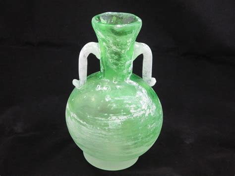 Vintage Murano Glass Vase Scavo Zane For Seguso Vetri Etsy