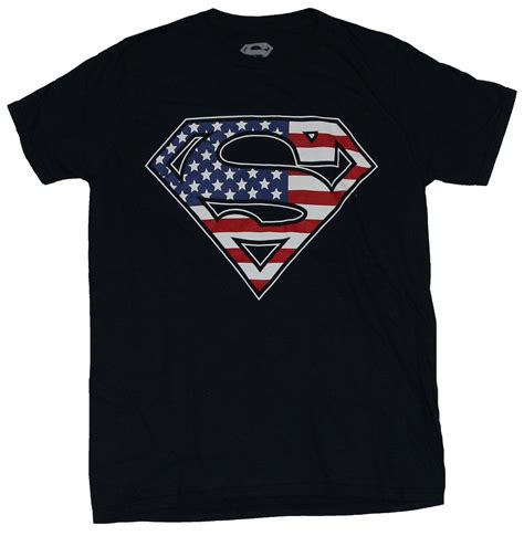 Superman Dc Comics Mens T Shirt Classic Logo In 3 Color American