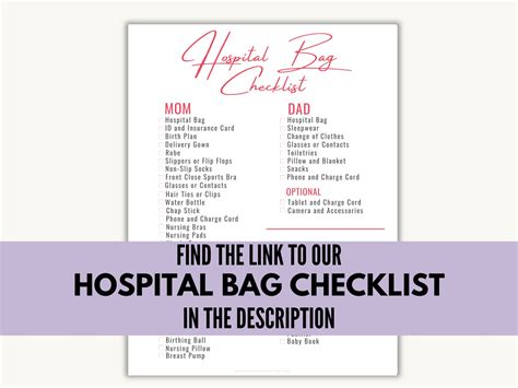 Pregnancy Checklists First Trimester To Do List Second Etsy