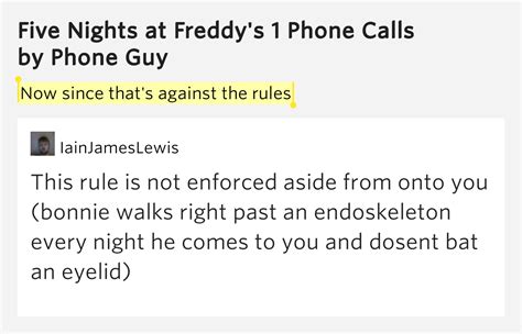 Now Since Thats Against The Rules Five Nights At Freddys 1 Phone