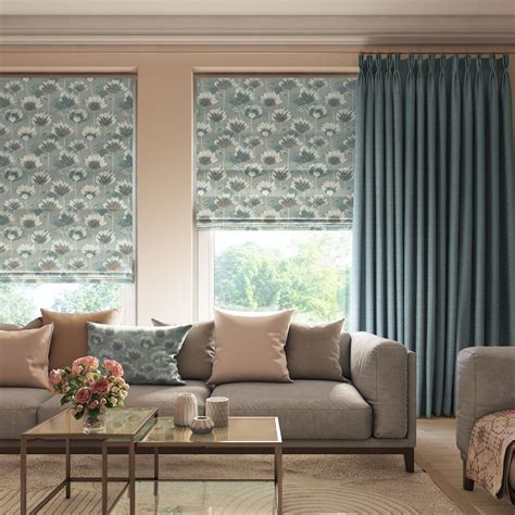 Get A Luxurious Look By Layering Window Dressings Crosby Spa Roman