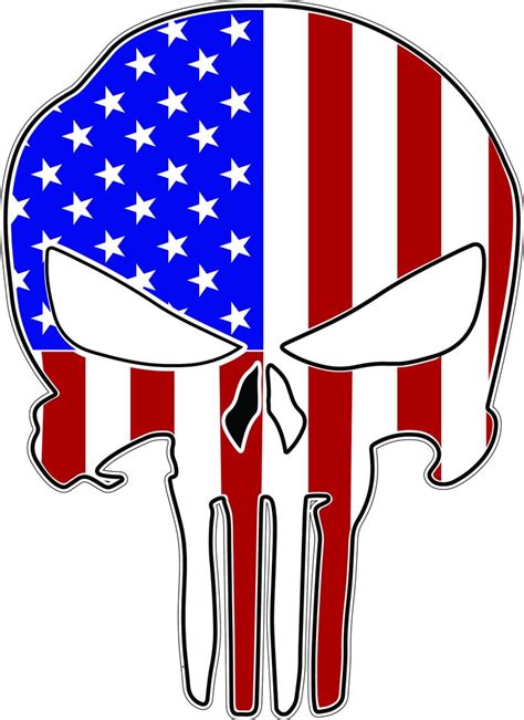 Punisher American Flag Svg American Flag Punisher Skull Svg Punisher