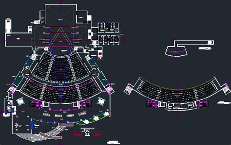 Theatre Dwg Full Project For Autocad • Designs Cad