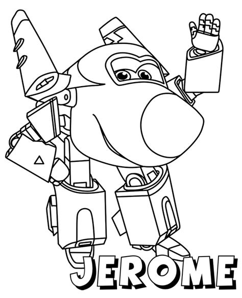 Wesoły i uśmiechnięty jednorożec przed tobą na obrazku. Jerome free coloring page - Topcoloringpages.net