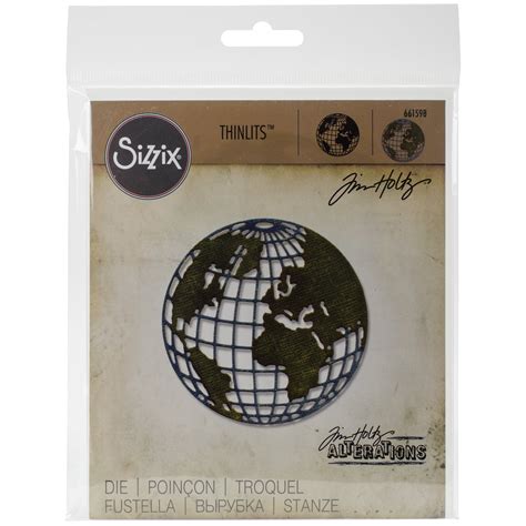 Sizzix Thinlits Dies By Tim Holtz Mini Globe