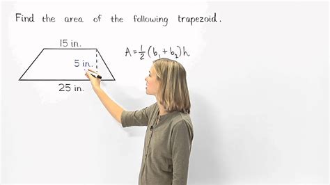 When the height of an isosceles triangle is not given, then the following formula is used to find the height Area of a Trapezoid | MathHelp.com - YouTube