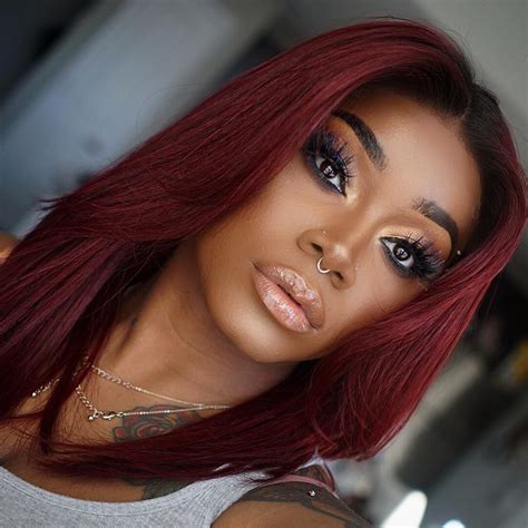 Redfairyy On Ig Laurasia Andrea On Youtube Hair Color For Black