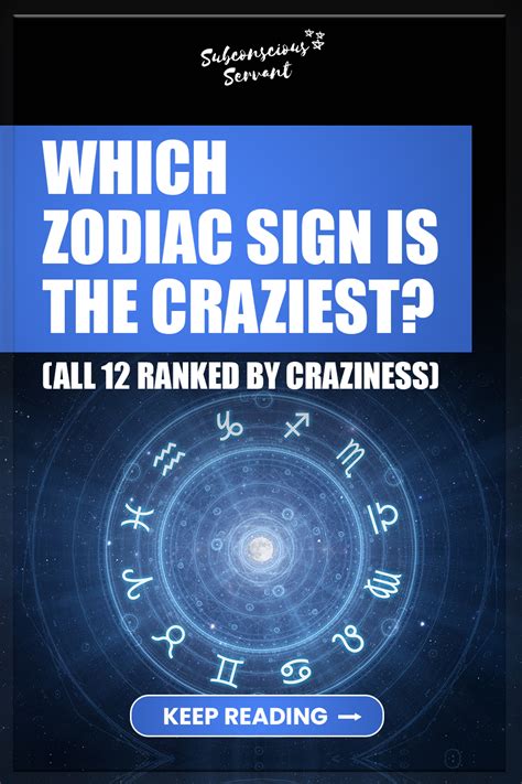 Which Zodiac Sign Is The Craziest All 12 Ranked