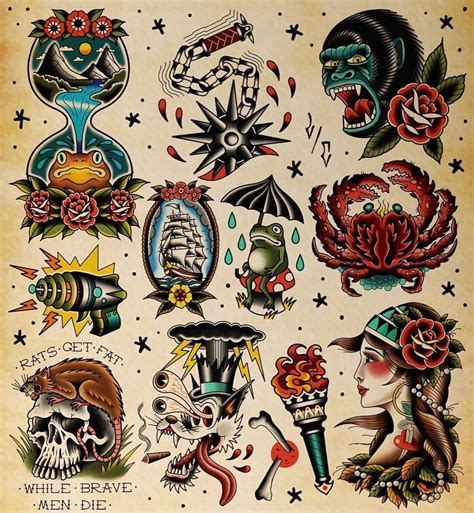 Pin By Yaroslav Marinchuk On Эскиз тату Old School Tattoo Designs Tattoo Flash Art
