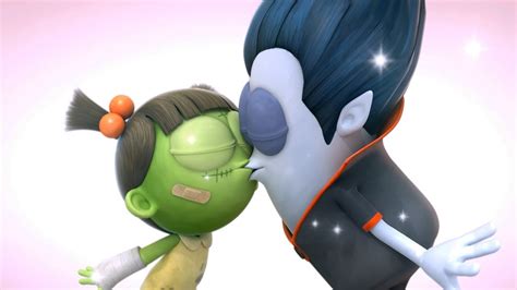 Funny Animated Cartoon Spookiz Sealed With A Kiss 스푸키즈
