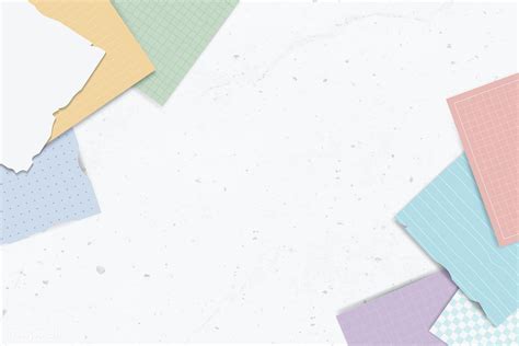 20 aesthetic imágenes de fondo y fondos de pantalla hd. Colorful ripped note collection vector | free image by ...