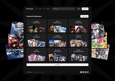Kurosaw – Anime Streaming Web App :: Behance