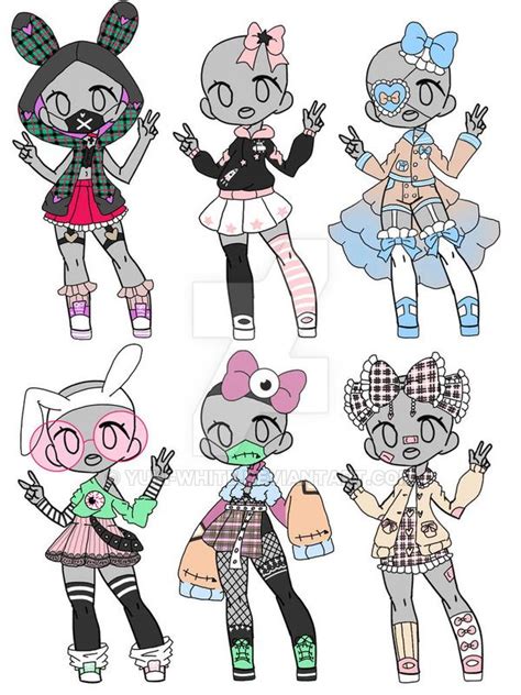 All png & cliparts images on nicepng are best quality. Outfit Adopt Set Open 3/6 by yuki-white in 2020 | Drawing anime clothes, Cute drawings