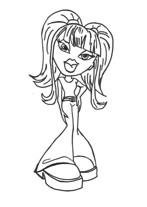Bratz Coloring Pages – Birthday Printable