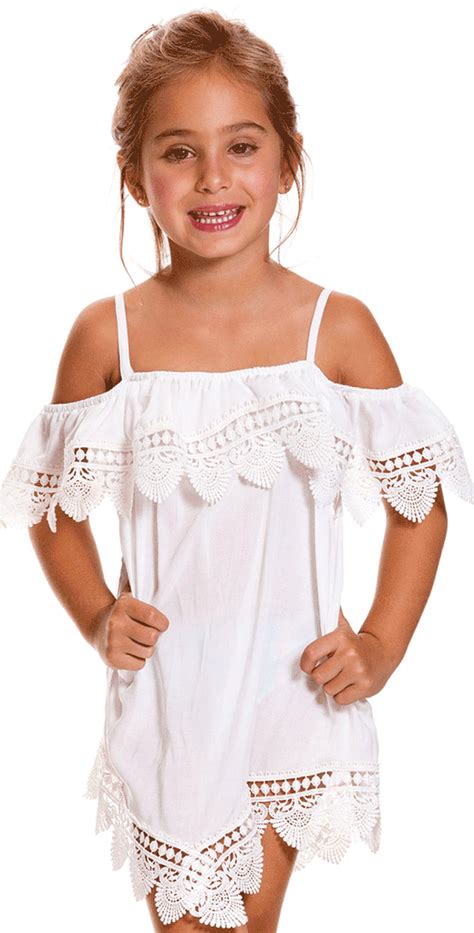 Milonga Kids Bali Off The Shoulder Cover Up In Cream South Beach