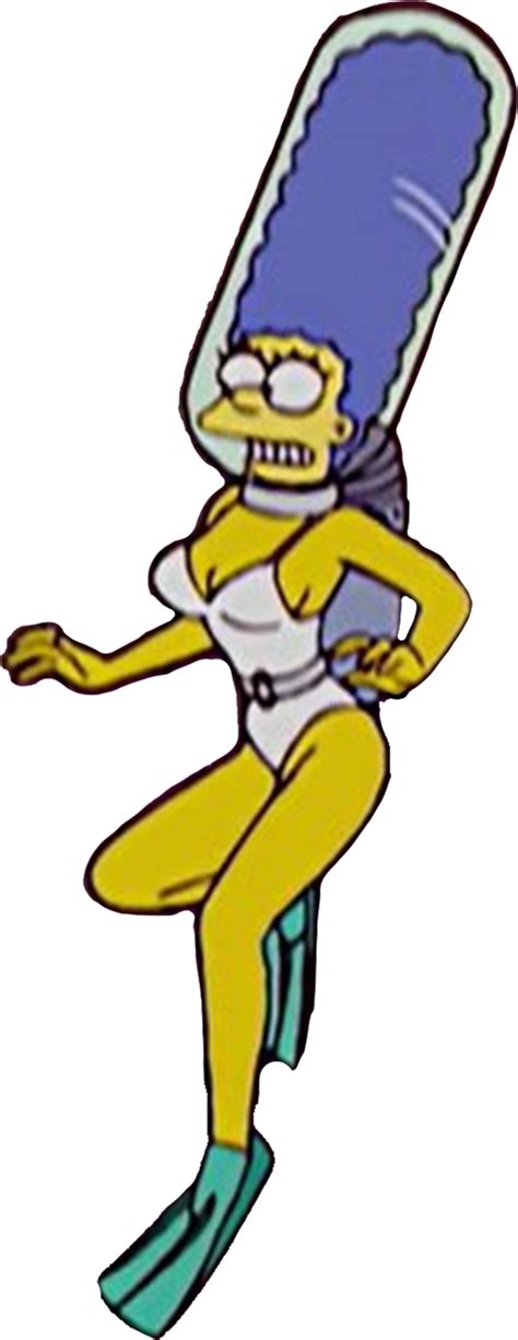Marge Simpsons White Swimsuit Vector 5 By Homersimpson1983 On Deviantart