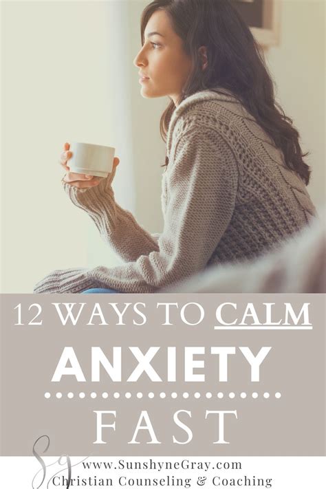 How To Calm Anxiety Fast Christian Counseling