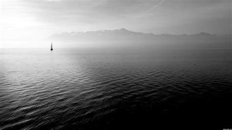 Black And White Ocean Wallpapers Top Free Black And White Ocean