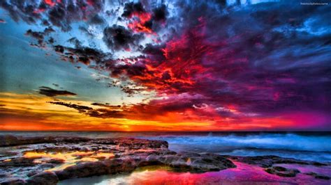 This is literally most beautiful cloud formation and sunset you'll ever see. Colorful Sunsets Wallpapers - Wallpaper Cave
