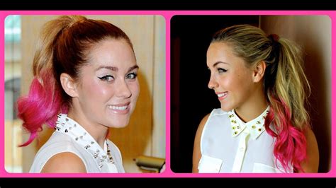 Lauren Conrad Inspired Makeup Diy Outfit And Dip Dye Pink