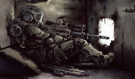 The Lone Sniper Concept Artcoolvibe Digital Art