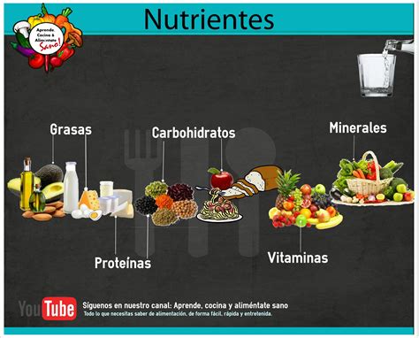 Alimentacion Saludable Nutrientes Existen 5 Tipos De Nutrientes