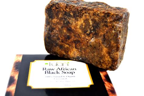 Raw African Black Soap Botanic Fulani