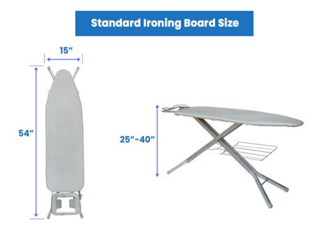 Ironing Board Sizes Dimensions Guide Designing Idea