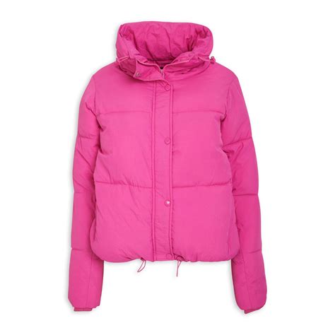 pink puffer jacket 3090630 identity