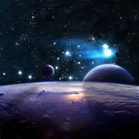 Beautiful Outer Space Wallpaper Stock Photo Containing Space And Cosmos