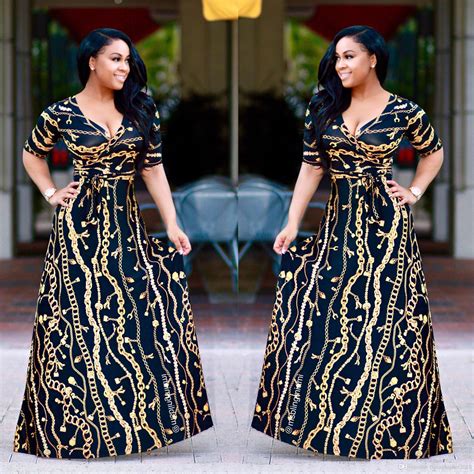 2017 Plus Size African Fashion Designed Traditional Maxi