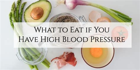 Diet For High Blood Pressure