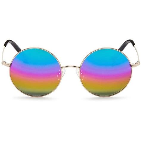 Matthew Williamson Round Metal Mirror Sunglasses Mirrored Sunglasses