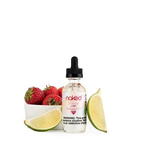 straw lime by naked 100 e liquid 60ml