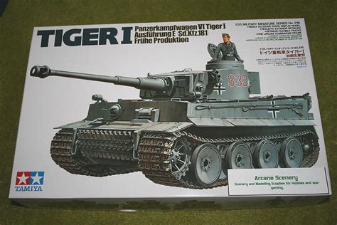 Tamiya Tiger I Early Production Military Model Kit Realistic