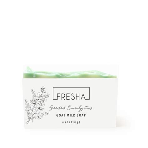 Seeded Eucalyptus Goat Milk Soap Fresha Soap Co