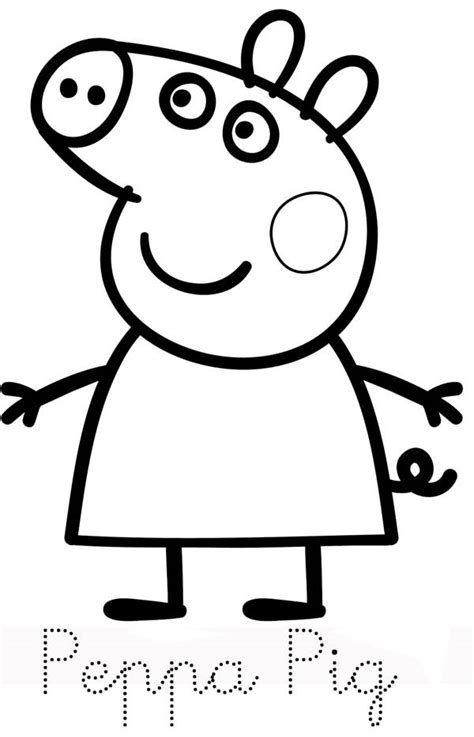 Picture of Peppa Pig Coloring Page | Coloring Sky
