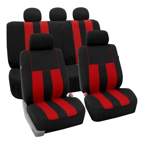 Fh Group Car Seat Covers Full Set Cloth Universal Fit Automotive